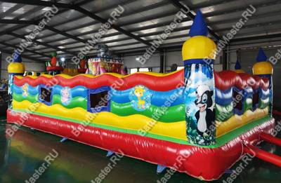 Коммерческий надувной батут "Сафари приключения" 8*5*2,8 м