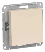 ATLASDESIGN 1-клавишный ВЫКЛЮЧАТЕЛЬ 2-полюсный, 10АХ, механизм, БЕЖЕВЫЙ