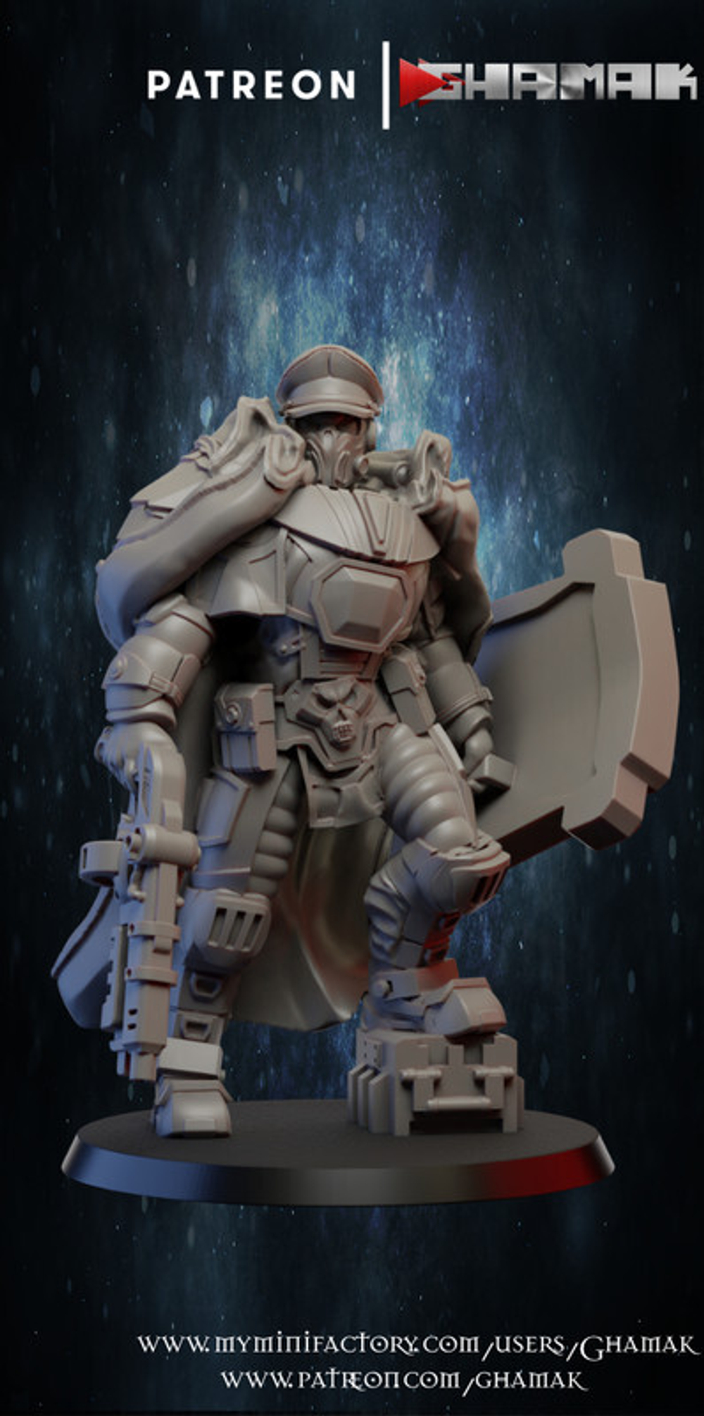 Astra Militarum Commissar Брутальный комиссар миниатюра для dnd, днд, pathfinder, фентези, Настольная игра, НРИ, Варгейм, РПГ