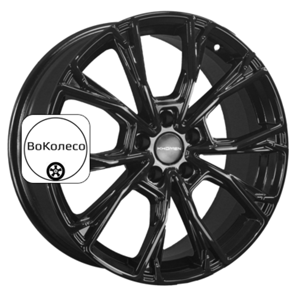 7,5x19/5x114,3 ET45 D67,1 KHW1907 (CX-5/CX8) Black Khomen Wheels