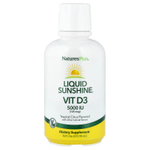 NaturesPlus, Liquid Sunshine®, витамин D3, тропический цитрус, 473,18 мл (16 жидк. унций)