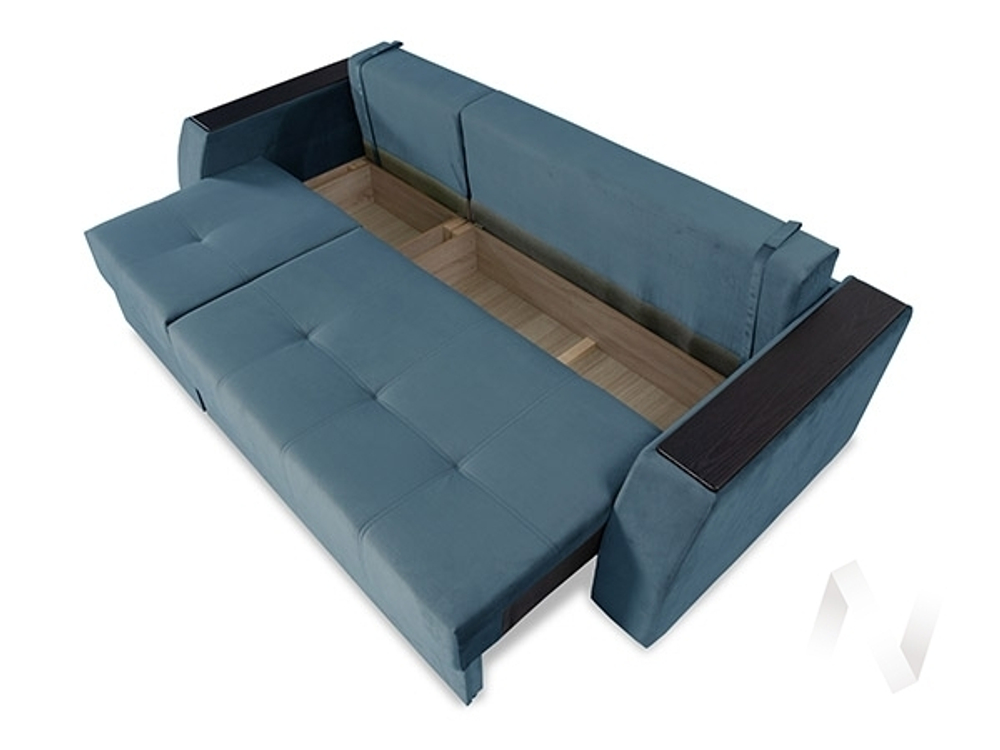 Диван прямой Спинер (МД) GROUND 08 (темно-синий)