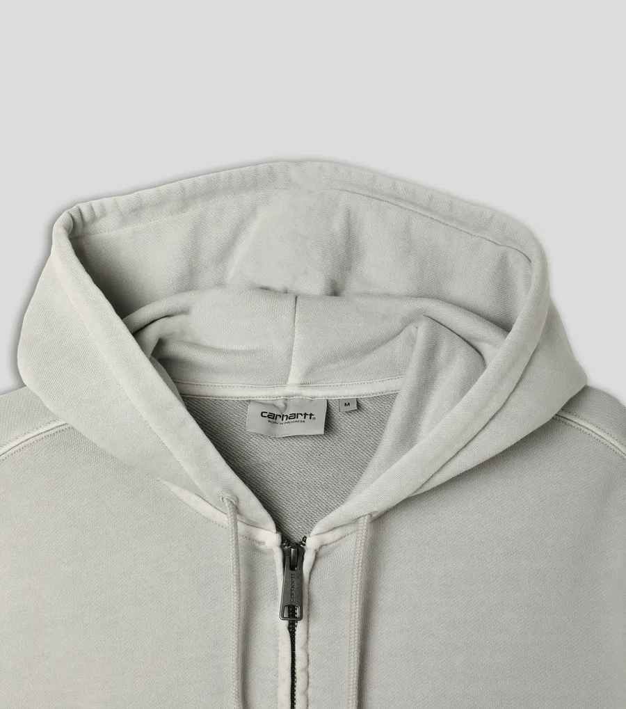 Hooded Duster Script Jacket