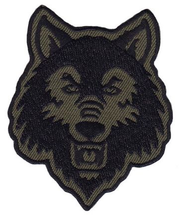 Нашивка Дикий волк (хаки)