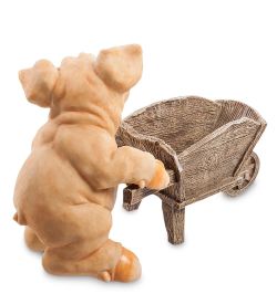 Sealmark GG-4732-MB Фигура-кашпо «Садовник Хрюшкин»