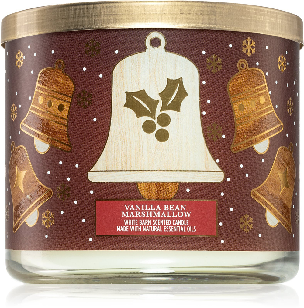 Bath & Body Works Vanilla Bean Marshmallow - ароматическая свеча /   411  g  / GTIN 667557625577