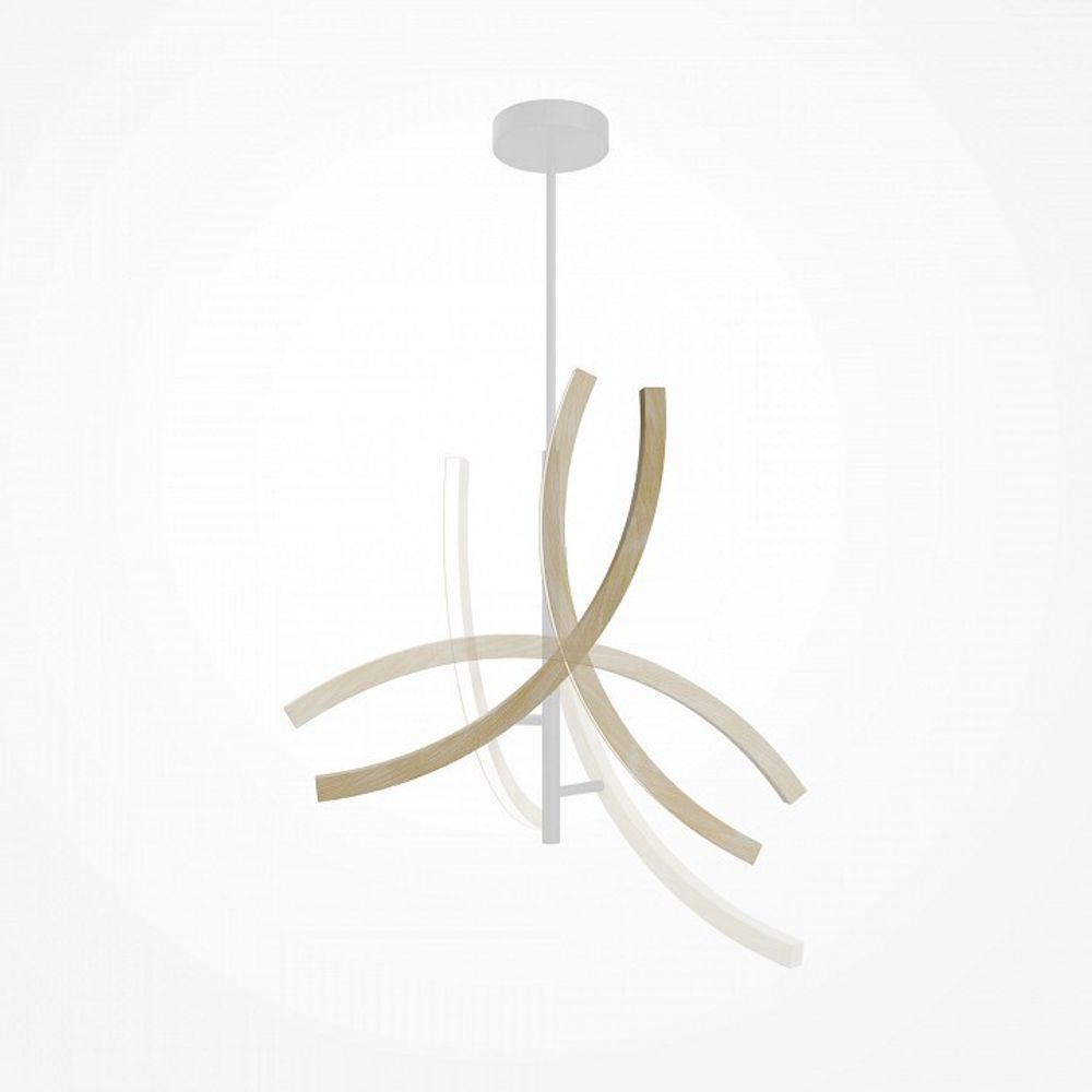 Люстра на штанге Maytoni Wabi MOD428PL-L27BK