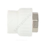 Муфта PP-R комбинированная белая Дн 63х2" ВР под ключ VALFEX 10134063