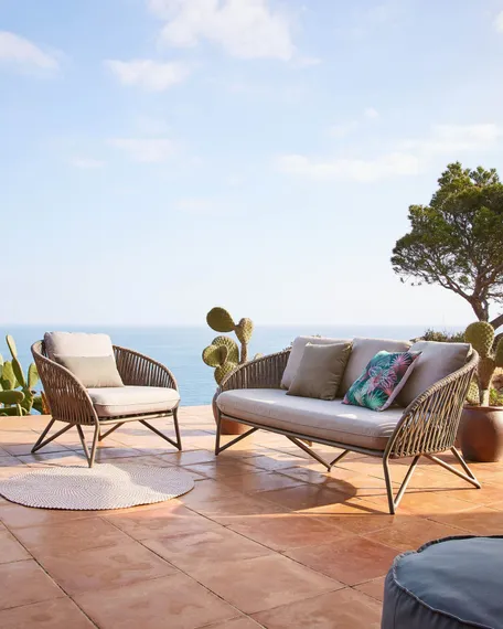 Уличный диван Branzie серый