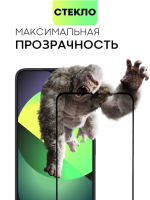 Защитное стекло BROSCORP для Honor X6a (арт. HW-HX6A-FSP-GLASS-BLACK)