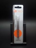 Yoko. Пинцет скошенный матовый, 95 мм. Артикул Y SP 011