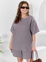 Блузка Вуаль-4 Виотекс СЕРЫЙ