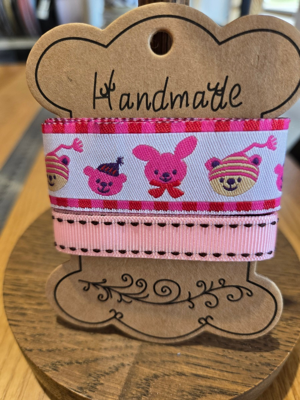 Набор "HANDMADE" декоративных лент, в ассортименте, 1 м каждая.