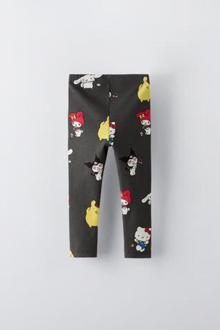 ZARA ЛЕГИНСЫ HELLO KITTY AND FRIENDS ©, АНТРАЦИТОВО-СЕРЫЙ