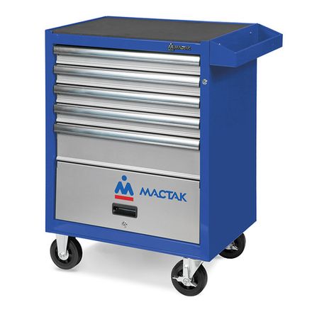 Цена на МАСТАК (522-05581MB) Тележка инструментальная серии «ОПТИМА», 5 ящиков и отсек, синяя