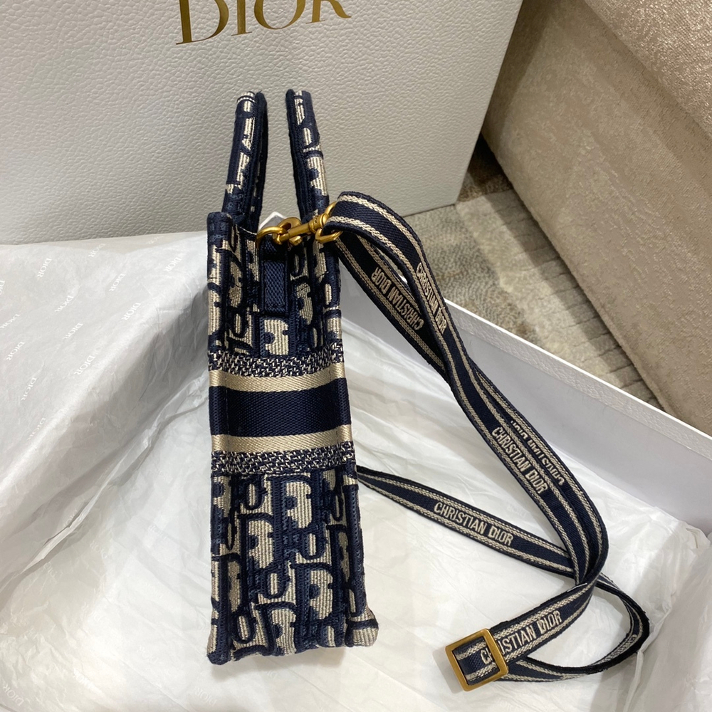 Christian Dior Mini Book Tote Phone Bag