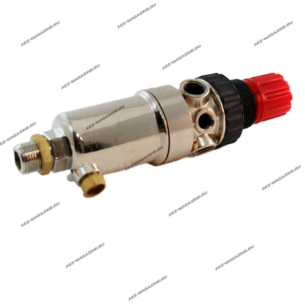 Редуктор для компрессора с отстойником для воды малый