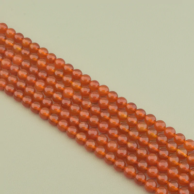 Нитка Сердолик 38 см. 8,5 мм. (Без замка)