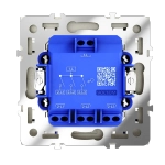 Выключатель встраиваемый VOLTUM S70 трехклавишный 10А, (шелк)