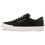 CK/Calvin Klein simple contrast Color letter low-top sneakers men's space black