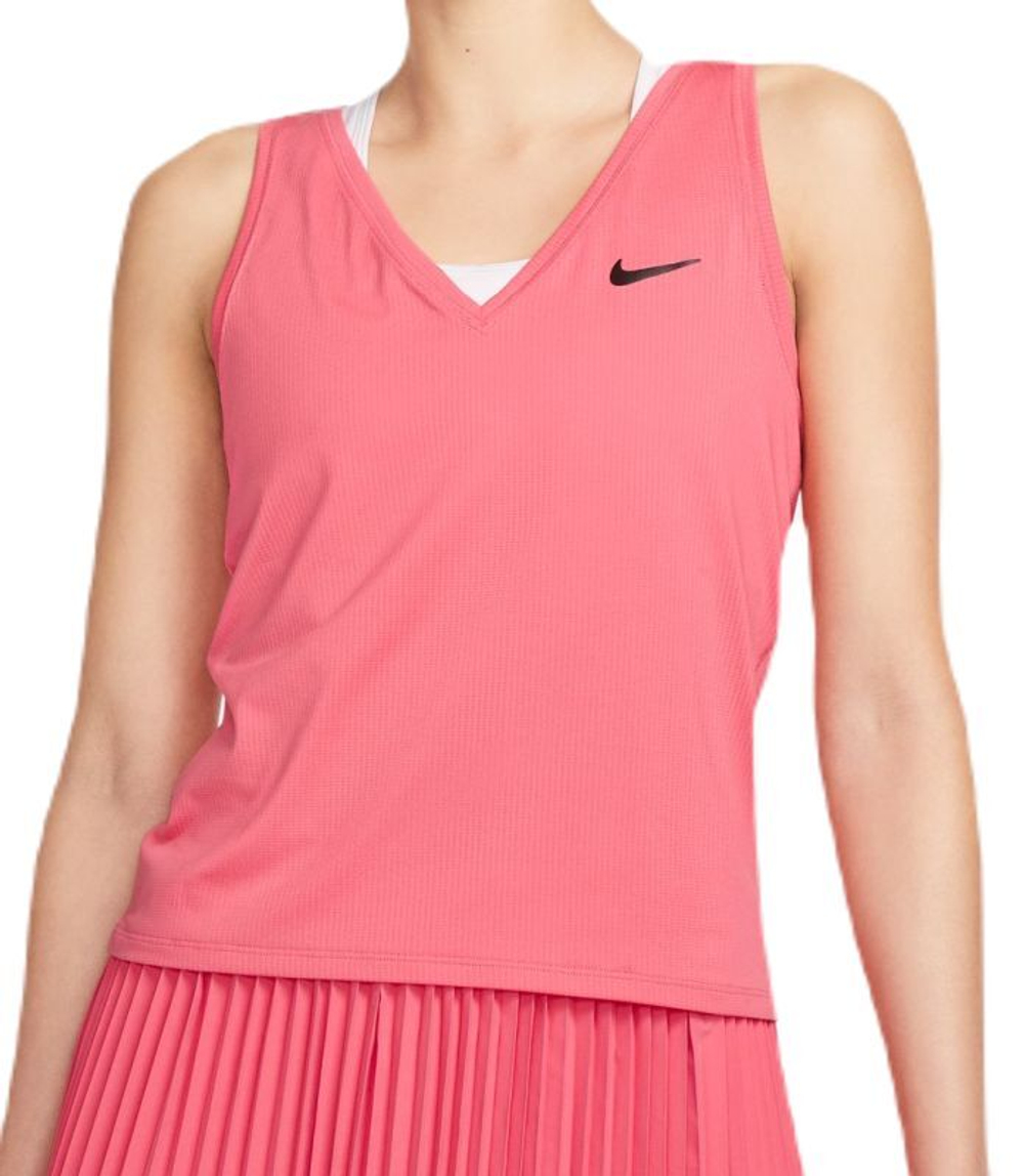 Женский топ теннисный Nike Court Dri-Fit Victory Tank - Розовый