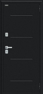 Thermo Лайн/BChrome Букле черное/Wenge Melinga 205*96 правое