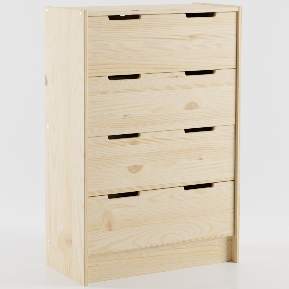 Дизайнерский деревянный комод Раст с ящиками, из массива сосны