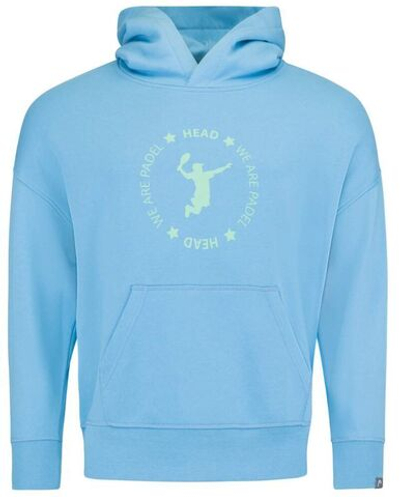 Куртка теннисная Head Padel Hoodie - Blue, Turquoise