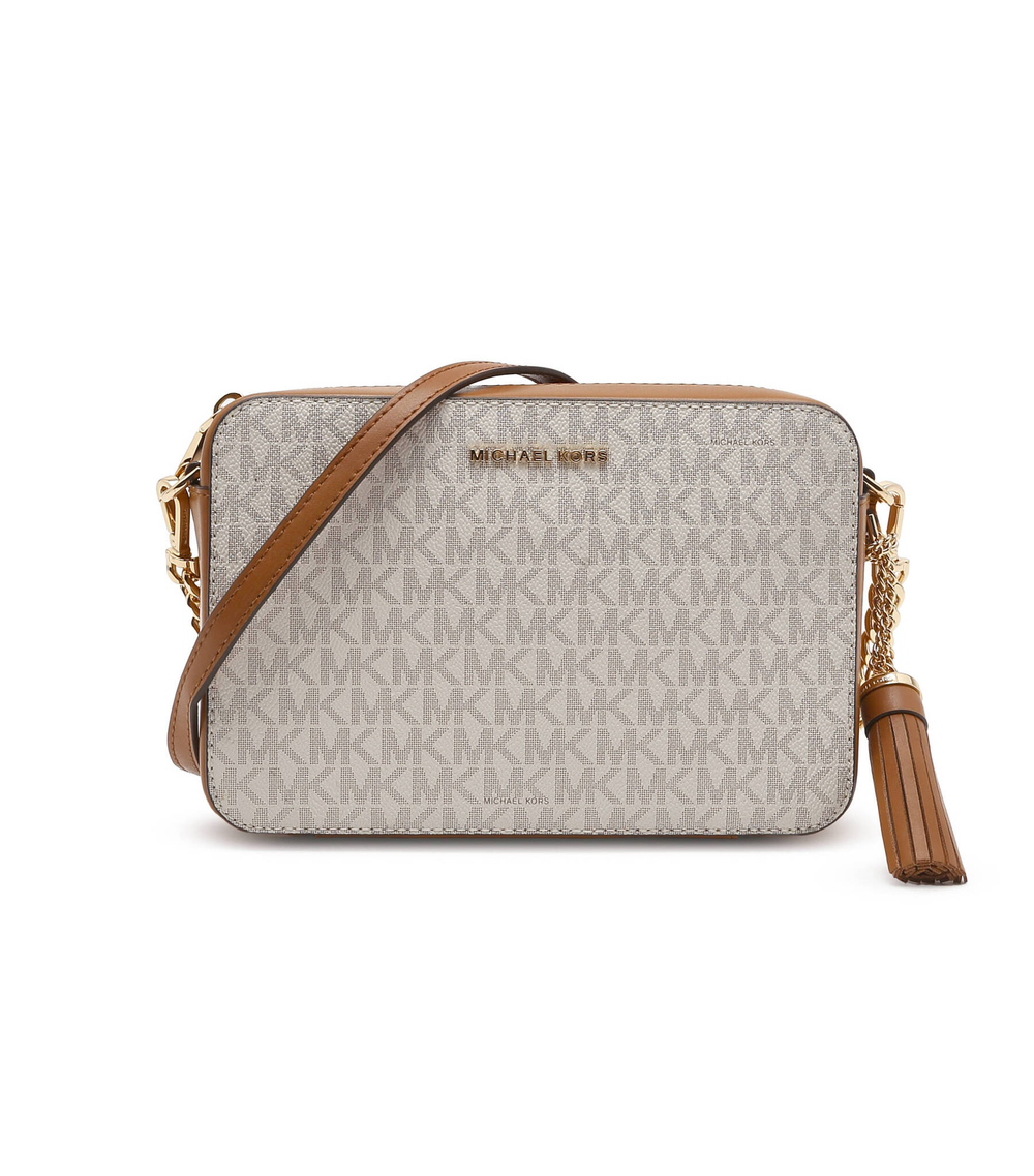 сумка-мессенджер ginny Michael Kors - кремовый(32F8GF5M2B)