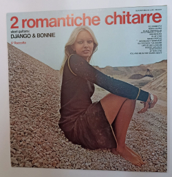 Винтажная виниловая пластинка LP Django and Bonnie 5 Raccolta 2 Romantiche Chitarre (Italy 1976)