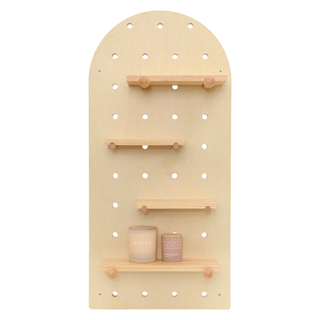 Полка настенная 38х80см Bergenson Bjorn Shely светлое дерево