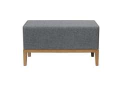 Банкетка Fjord 80 см (серый, твид)