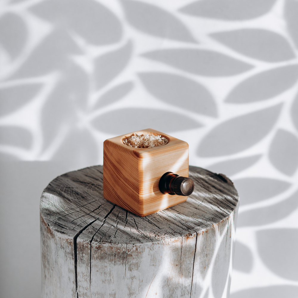 Деревянный ароматизатор для дома - КУБ DA5