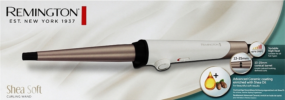 Плойка конусная Remington CI4740 белая