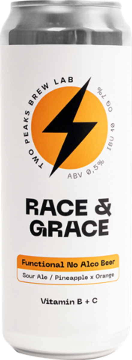 Пиво Ту Пикс Рейс & Грейс Безалкогольное / Two Peaks Race & Grace 0.45 - банка