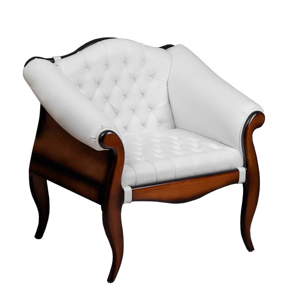 Кресло Марсель Орех Белый