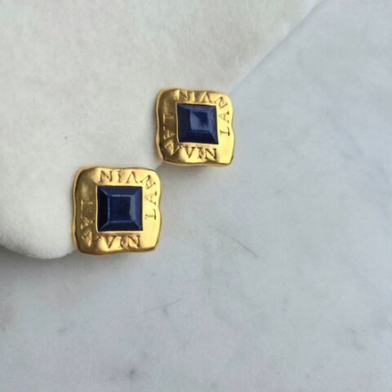 Клипсы Lanvin ромбы