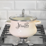 Набор кастрюль "Маэстро" №13 слоновая кость