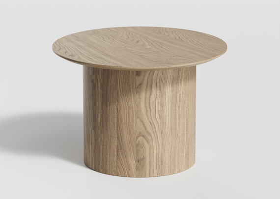 Столик Type D 60 см основание D 39 см (натуральный дуб)