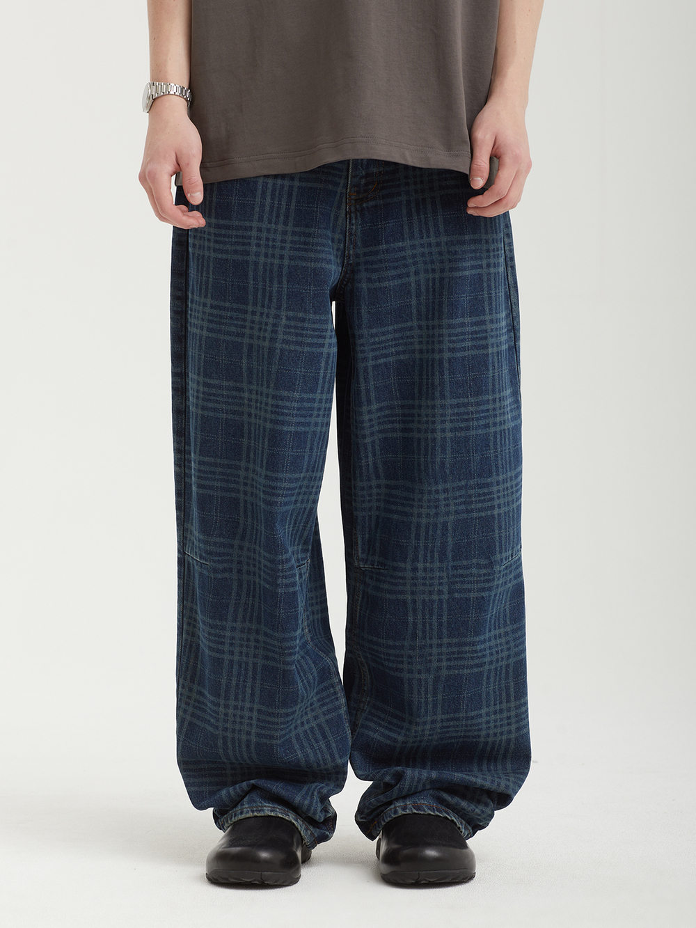 Мужские Джинсы (Wide Fit) Burn