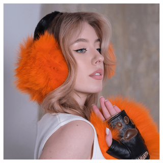 Наушники из меха песца «Полярная лиса»