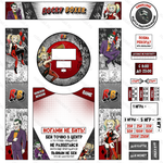 Набор дизайна для «Rocky Boxer» наклейки «Комикс» + стекло