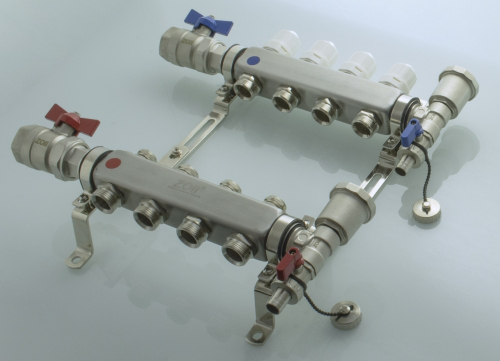 КОЛЛ. группа  ЗОЛЛ  БЕЗ расход. с кр. (НЕРЖ)  1" х 4 ход (5/1шт)