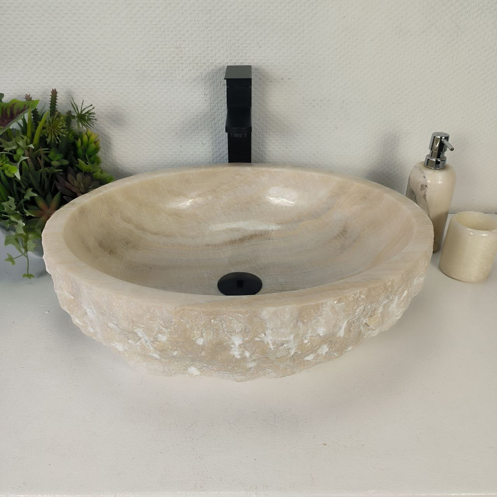 Раковина из оникса Erozy White EO-64266 51*42*15 0213