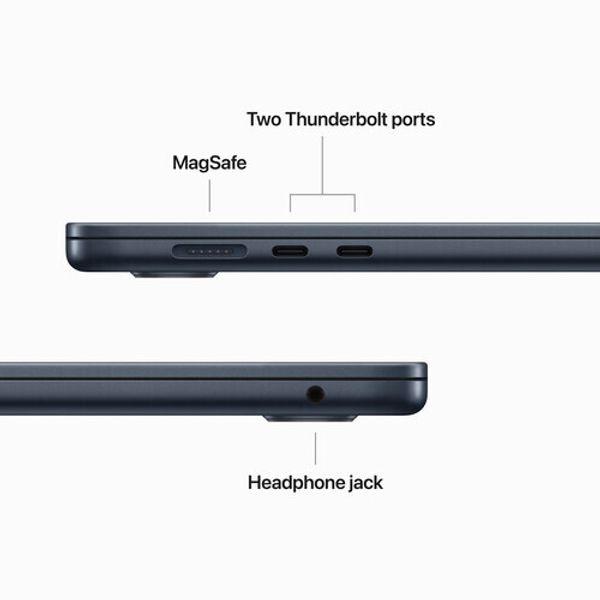 Ноутбук Apple MacBook Air 15 Retina MQKX3LL/A (M2 8-Core, GPU 10-Core, 8 GB, 512 Gb), Midnight