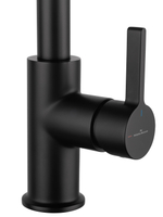 Смеситель для кухни c подключением фильтра WONZON & WOGHAND, Черный матовый (WW-88458008-MB)