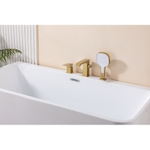 Смеситель на борт ванны Raglo R02.31.03, золотой сатин