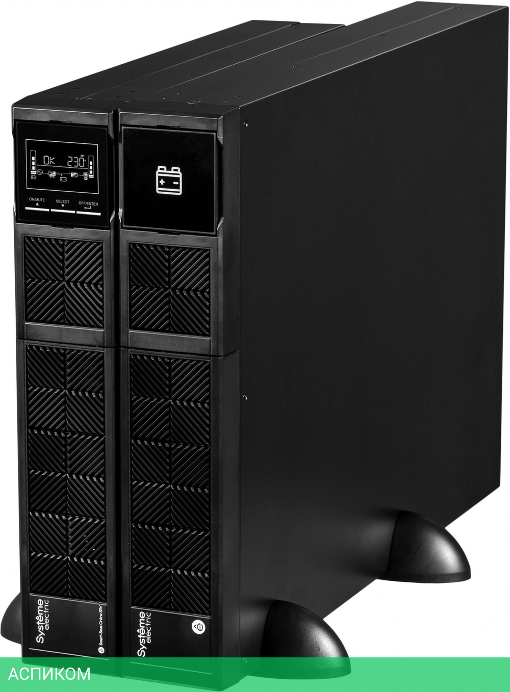 Источник бесперебойного питания Systeme Electric Smart-Save Online SRV 1000ВА (SRVSE1KRTXLI)