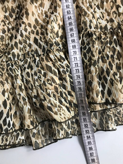 Платье Zara с анималистическим принтом, маркировка XS, визуально 42 размер