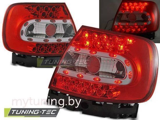 Фонари задние LED RED WHITE для AUDI A4 B5 11.94-10.00
